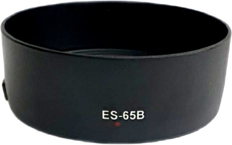 MILLETS ES-65B Lens Hood for RF 50mm F1.8 STM 16mm Lens & 24mm Lens on EOS R6 R5 RP R Lens Hood(50 mm, Black)
