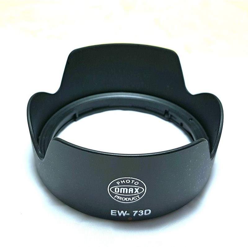 OMAX ew-73d Lens Hood for Canon 80D EF-S 18-135mm f/3. 5-5. 6 IS USM Lens Lens Hood(67 mm, Black)