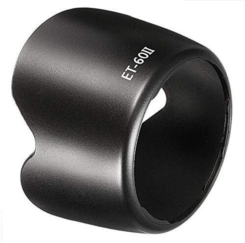 SUPERNIC Canon 18-55 & ET 60 II  Lens Hood(58 mm, Black)
