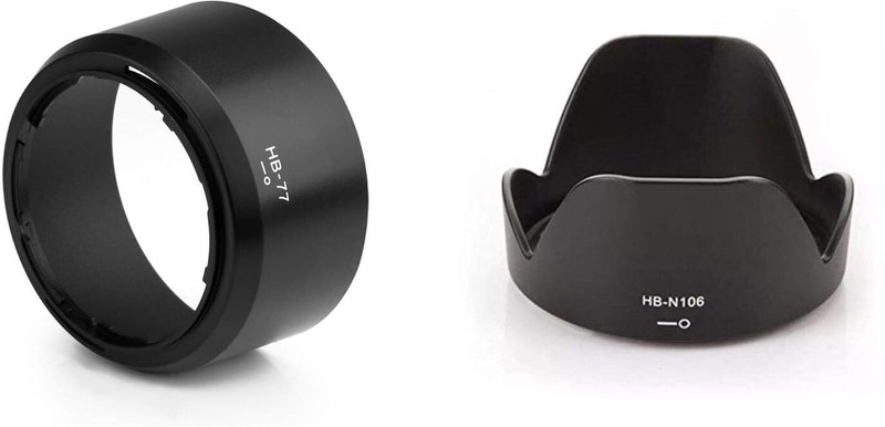 SUPERNIC Nikon D3500, D3400, D3300, D5600, D5300 Combo Lens Lens Hood(55 mm, Black)