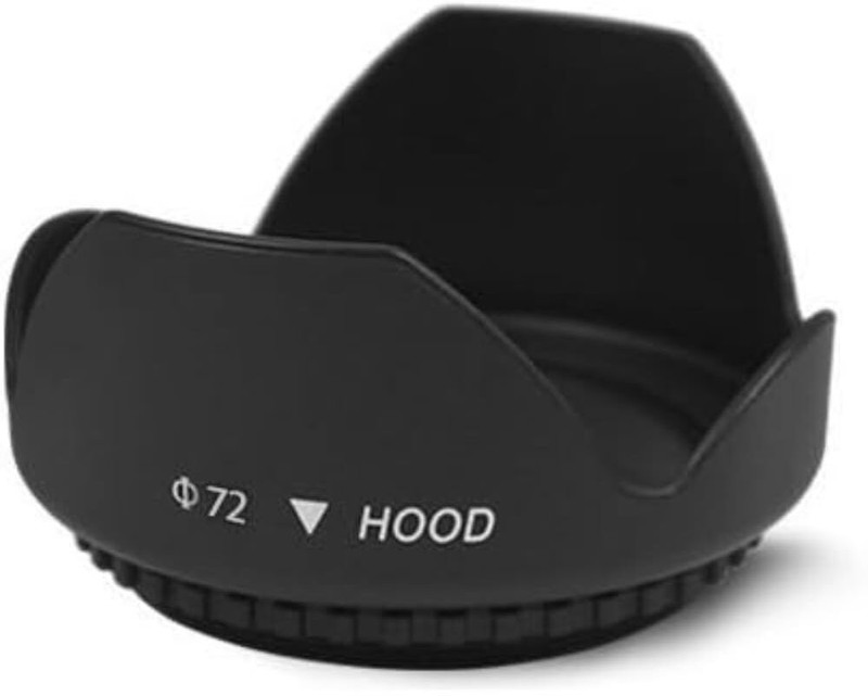 SUPERNIC 72mm Camera Lens Hood  Lens Hood(72 mm, Black)