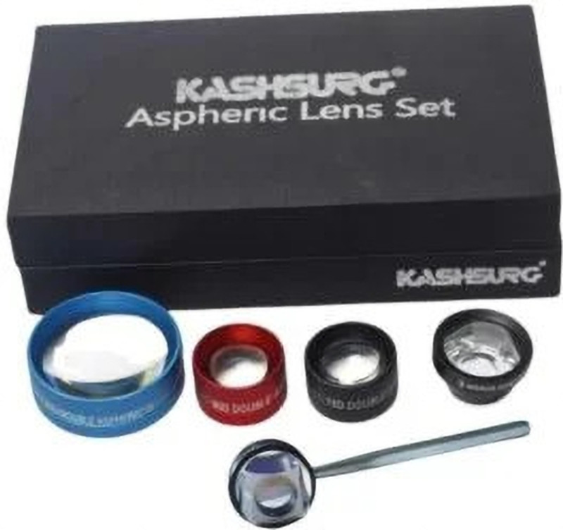 KASHSURG Diagnostic Lens Set –78D+90D+20D+3-Mirror+4-Mirror Handheld Lens Lens Loop