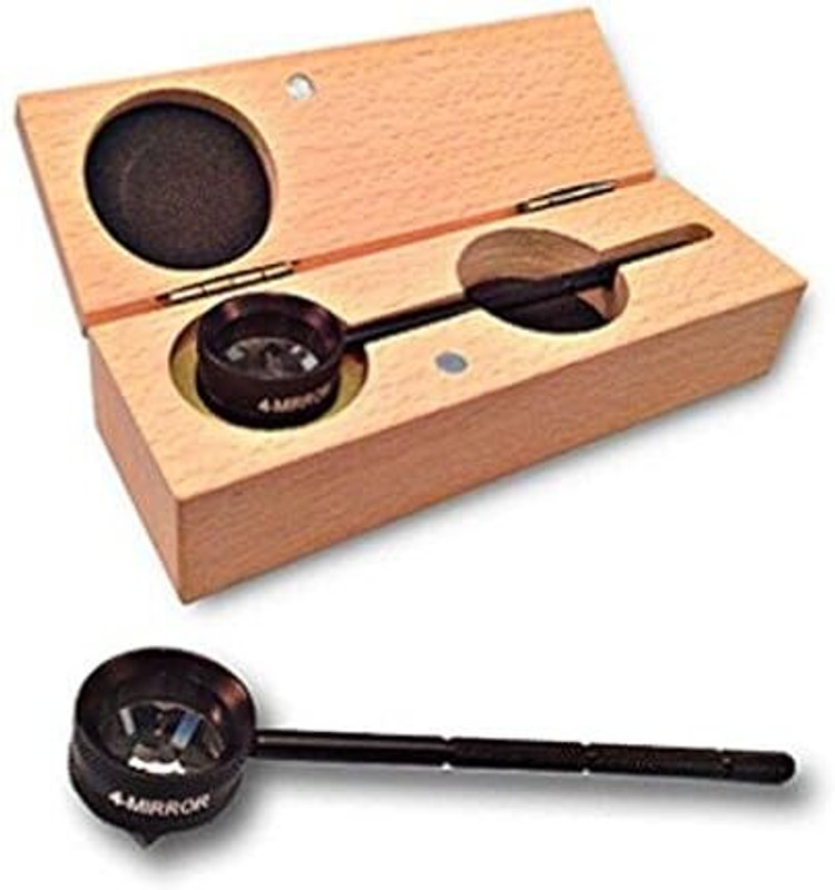KASHSURG 4 Mirror Handheld Gonioscope Lens Ophthalmology Lens Loop