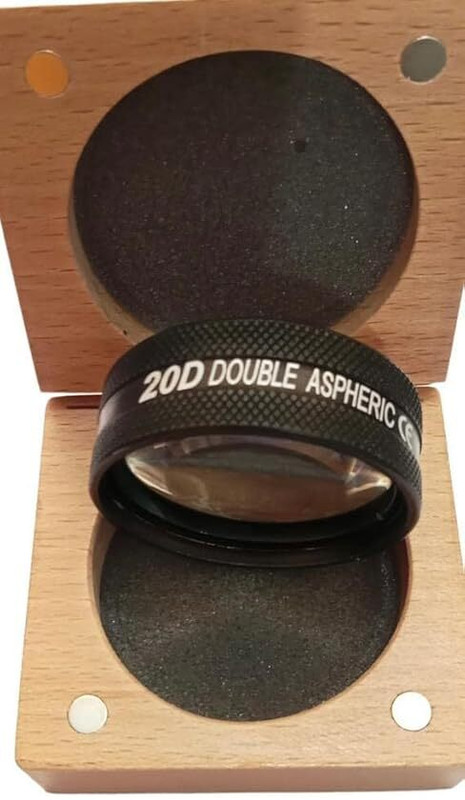KASHSURG 20 D Double Aspheric with a Protective Case Lens Loop