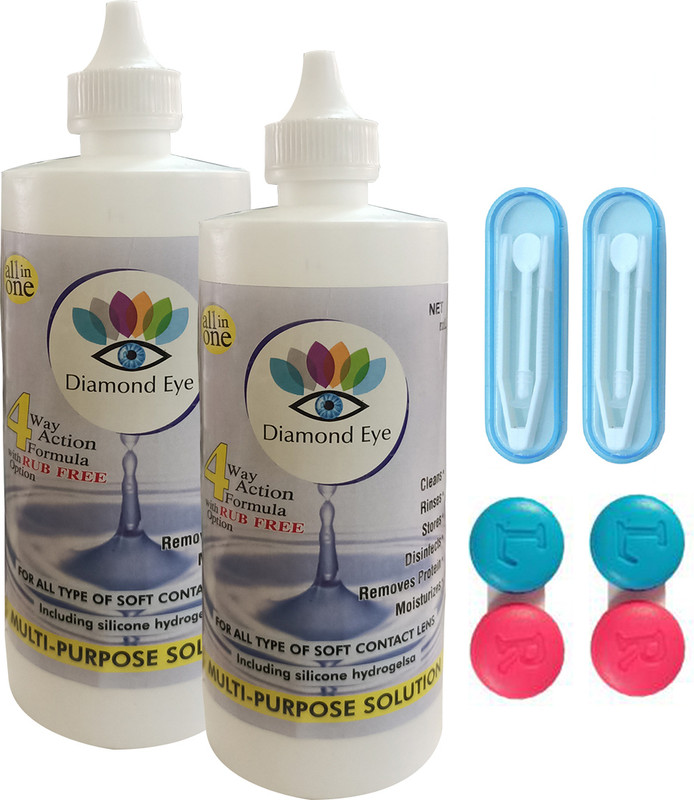 Gold Look 700ml with 2mini carry kits with 2 case  Lens Cleaner(1 ml, small inch, Pack of 6)
