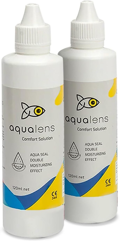 Aqualens Comfort Contact Lens Solution - 120ml X 2 Contact Lens Solution(240 ml)