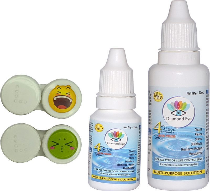 Diamond Eye Comfort Contact Lens Solution 15ml+30ml solution(45 ml)