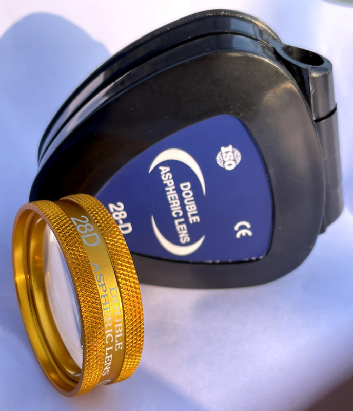 Deepindustries 28D  Diopter  Golden Color For Slit Lamp Standard Zoom  Lens(Golden, Not Applicable mm)