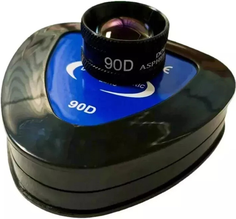Deepindustries 90D Double Aspheric  | Slit Lamp Diagnostic  for Fundus & Retina Examination | Medical Grade Macro Zoom  Lens(Black, 11.1 mm mm)