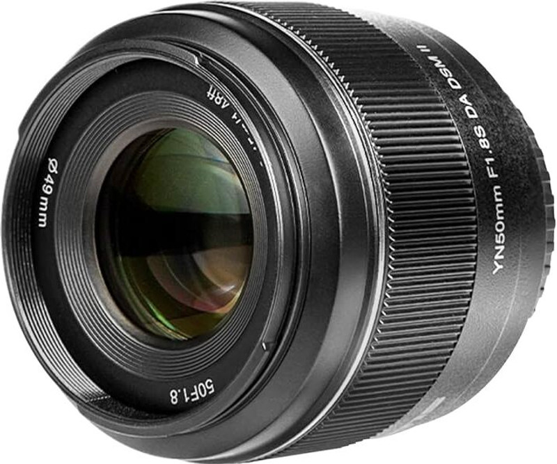 Yongnuo YN50MM F1.8S DA DSM II for E-Mount Cameras, 50mm F1.8, Auto Focus APS-C Standard Prime  Standard Prime  Lens(Black, 50 mm)