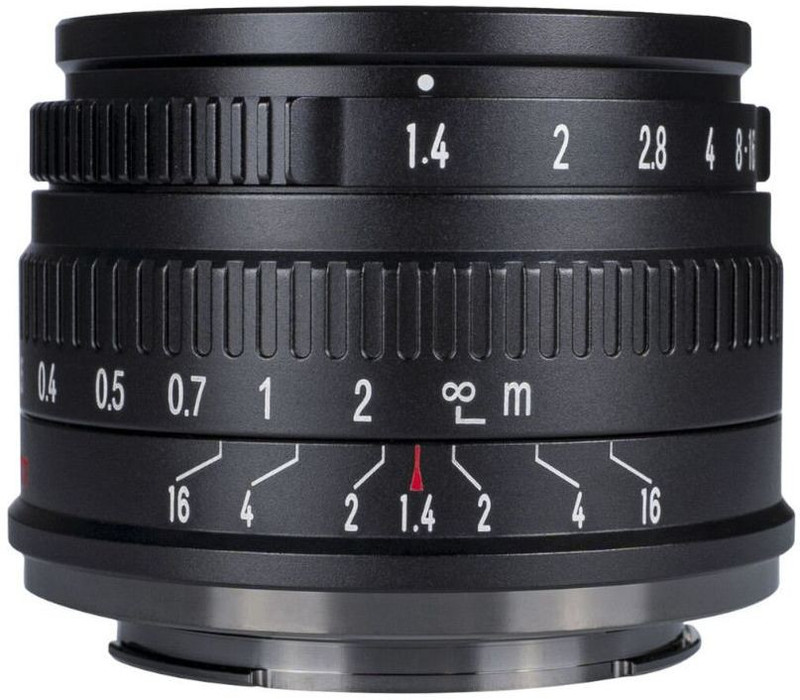 7Artisans 35mm F1.4 Mark II APS-C Manual Focus Fixed Wide-angle Prime  Lens(Black, 35 mm)