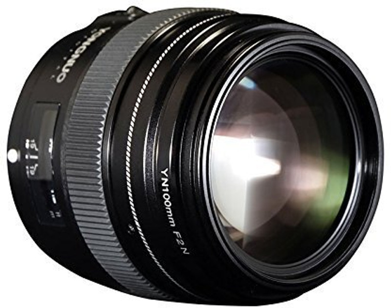 Yongnuo YN100mm F2N 1:2 AF MF Large Aperture Auto Prime Focus  for Nikon DSLR Cameras Telephoto Prime  Lens(Black, 100 mm)
