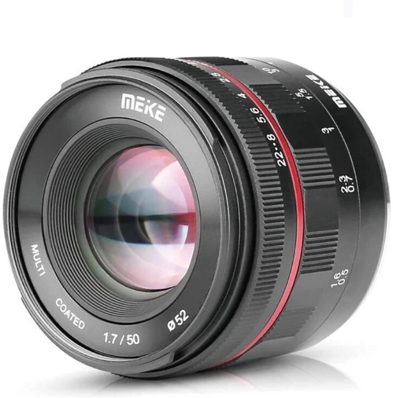 Meike 50mm F1.7 Manual Focus Full Frame Prime  for Nikon Z Cameras Standard Prime  Lens(Black, 50 mm)