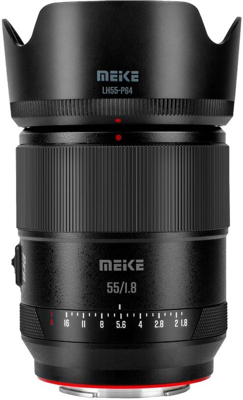 Meike 55mm F1.8 AF STM Full Frame Prime Portrait  for Sony E-Mount Cameras Standard Prime  Lens(Black, 55 mm)