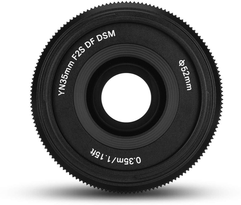 Yongnuo 35mm F2 S DF DSM Auto Focus Wide Angle Prime  Large Aperture Full Frame APS-C for E Mount Camera Wide-angle Prime  Lens(Black, 35 mm)