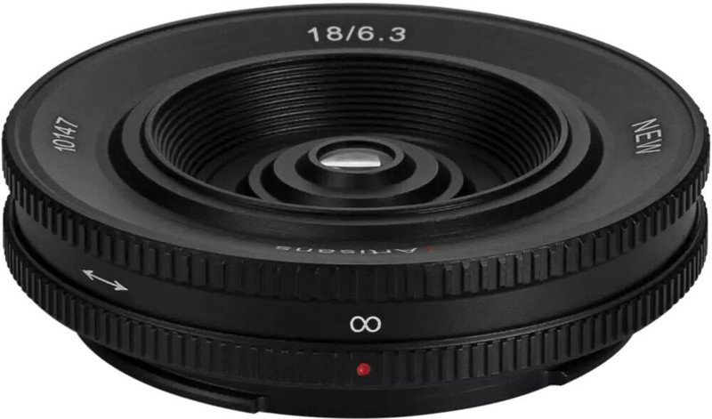 7Artisans 18MM F6.3 Mark II UFO Camera Prime  Compatible with Sony E Mount,APS-C,Ultra-Thin Compact Mirrorless Cameras for FX/A/NEX Series for FS5,FS7,FS7M2,FS5M2K,A3000,A5000,NEX-3,NEX-3N, Standard Prime  Lens(Black, 18 mm)