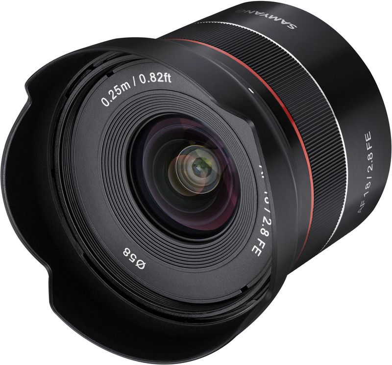 Samyang AF 18mm F2.8 FE Wide-angle Prime  Lens(Black, 18 mm)