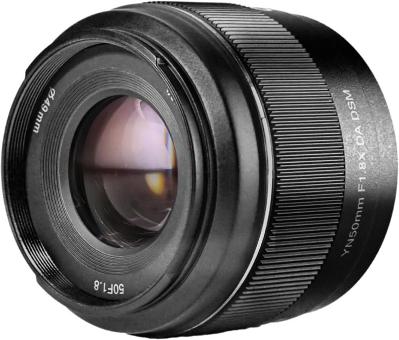 Yongnuo YN50mm F1.8Z DA DSM F1.8 Wide Aperture APS-C  Compatible with Nikon Z Mount Standard Prime  Lens(Black, 50 mm)