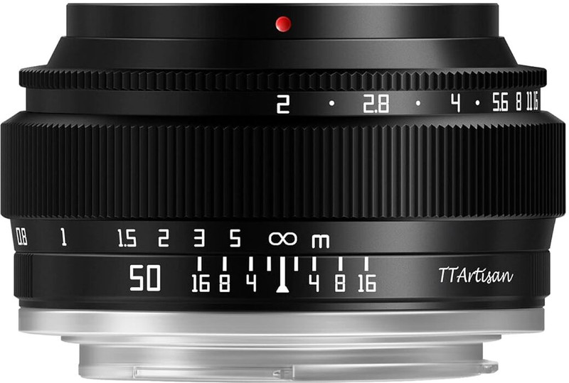 TTArtisan 50mm f2 Full Frame Manual Focus Camera  compatible with L Mount Sigma: FP/FPL Leica: T TL TL2 CL SL SL2 Panasonic: S1 S1M S1R S1RM S1H S1K S5 S5K S5C ( Black ) Wide-angle Prime  Lens(Black, 50 mm)