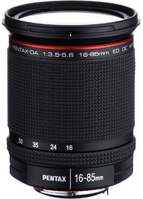 Pentax S0021387 HD -DA 16-85mmF3.5-5.6ED DC WR, K Mount Standard Zoom  Lens(Black, 16 - 85 mm)