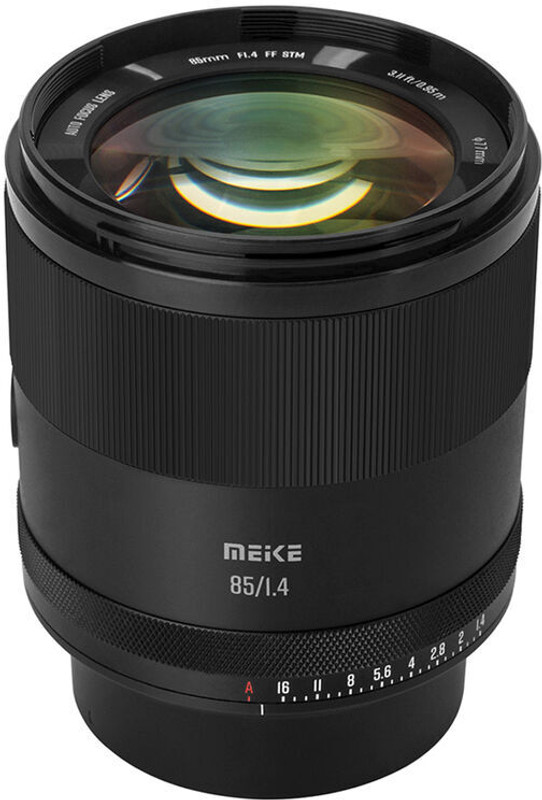 Meike 5mm F1.4 Full Frame AF Telephoto  STM Stepping Motor Prime Fixed Portrait es for L-Mount Mirrorless Camera S1 S1R S1H S5 FP Telephoto Prime  Lens(Black, 85 mm)