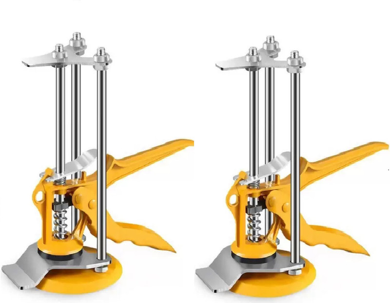 Flemigo Tile Lifting Height Adjuster Positioner Leveler Manual Tool pack of 2 Tile Lifter Height Adjuster Tile Height Regulator Manual Tool pack of 2 Non-magnetic Mason's Level(11 cm)