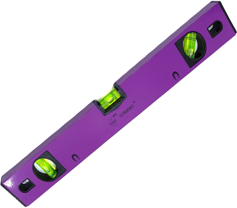 Q8 Twinkle 18 Inch water level Indicator aluminium scale Magnetic Carpenter's Level- Home Renovation Tool Magnetic Carpenter's Level(45 cm)
