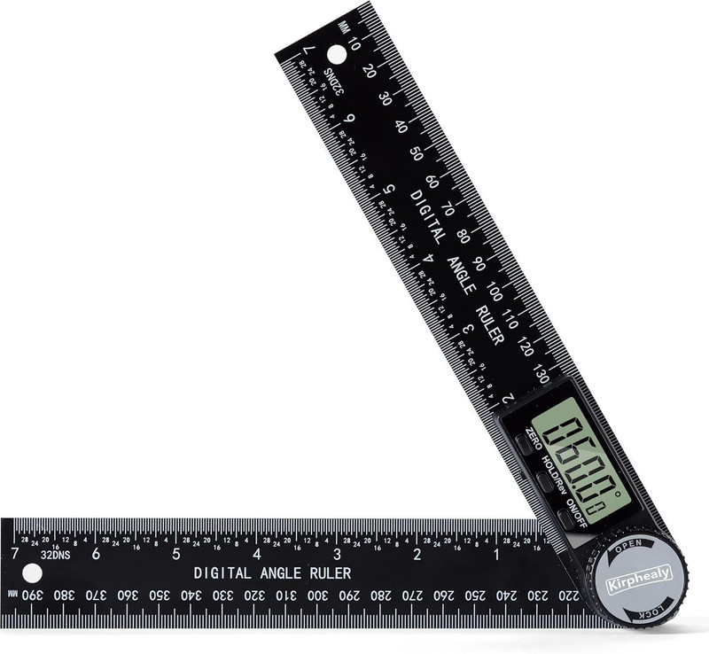 Daccfy Digital Angle Finder Tool - 7inch 0-360 Degree LED Digital Protractor with Horizontal Vertical Magnetic Carpenter's Level(20 cm)