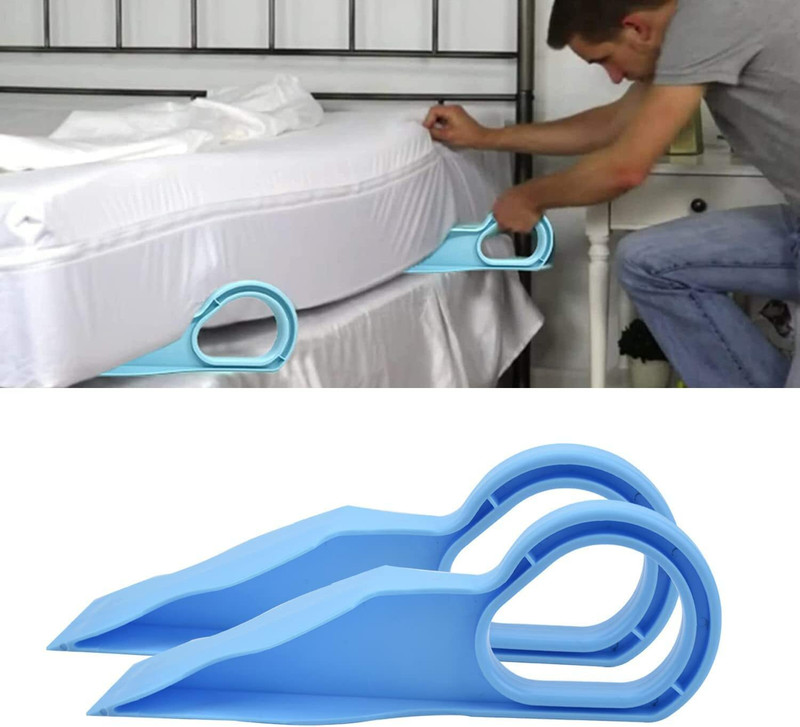 SATANI 2 Bedsheet Tucker Tool, Lifter Helps Hold Mattress,Tuck Sheets Neatly y (packof 2) Non-magnetic Line Level(37 cm)