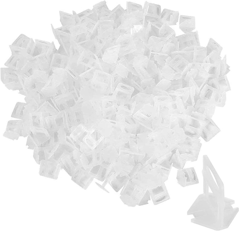 Flemigo (PACK OF 200 ) 3 MM Tile Spacers Clips for Ceramic Tile and Stone Installation Lever Tool(1.4 cm)