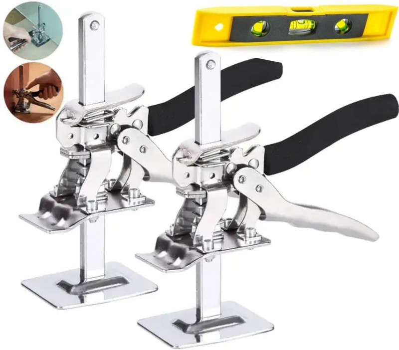 ToolsT Wall Tile Level Regulator Lifter Adjustable Height Adjuster pekc 2 with1 leval Lever Tool(20 cm)