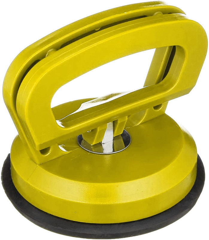 PKT Vacuum Strong Suction Cup 50kg/110.2lbs Glass Lifter Puller Plastic Single Claws Lever Tool(9 cm)