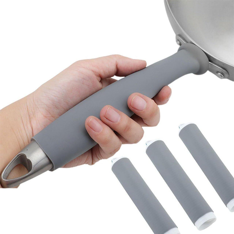 KERFORA Silicone Pan Handle Cover Pot Holder Cover 18 cm 7.08 inch Lid, Pack of 1(Silicone)