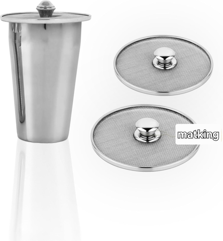 Matking Lid 03 4 inch Lid Set, Pack of 3(Steel)