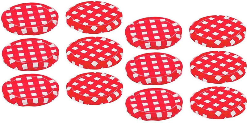 Machak container Lid For Jar 3.5 inch Lid Set, Pack of 12(Iron)
