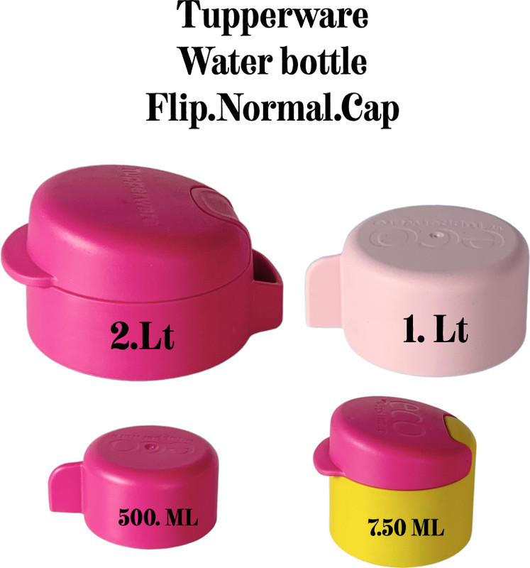 TUPPERWARE lid )(1 piece 2 LT FLiP)(1 piece 1 LT NORMAL)(1 piece7.50 mL flip)(500 mL normal 2.5 inch Lid Set, Pack of 4(Plastic, Polypropylene)