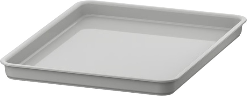 IKEA KUGGIS Lid, light grey, 18x26 cm 1.3 inch Lid, Pack of 1(Plastic)