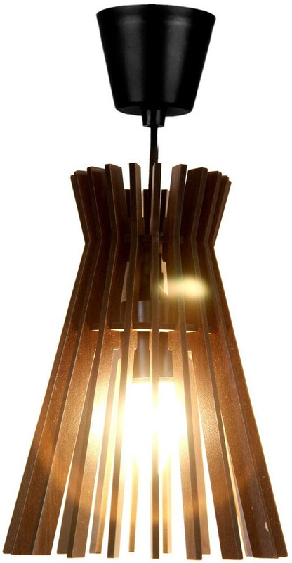 DESINEST DECOR HL123 S-Hook Wood Light Hanging Chain Rod