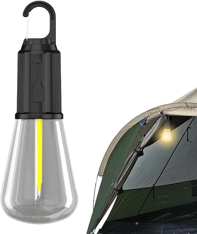 HOMETIC Rechargeable Camping Lights Waterproof LED Bulb LED Lantern(Transparent)