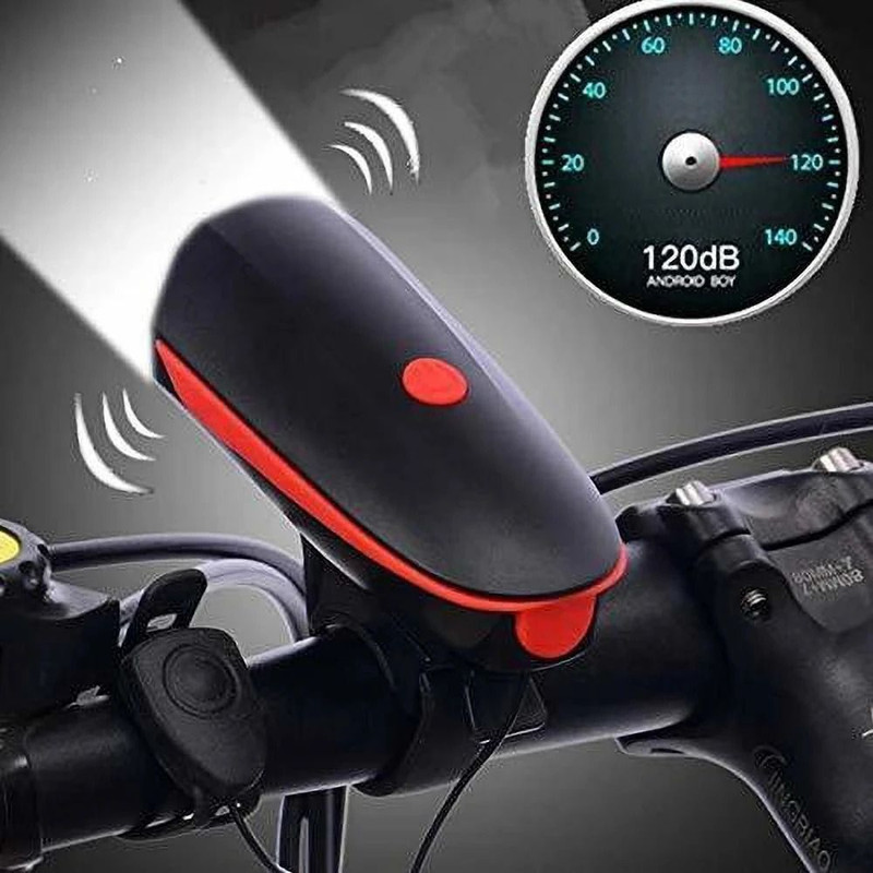 Chromoto Bicycle with Horn-U7 LED Spot Light(Black)