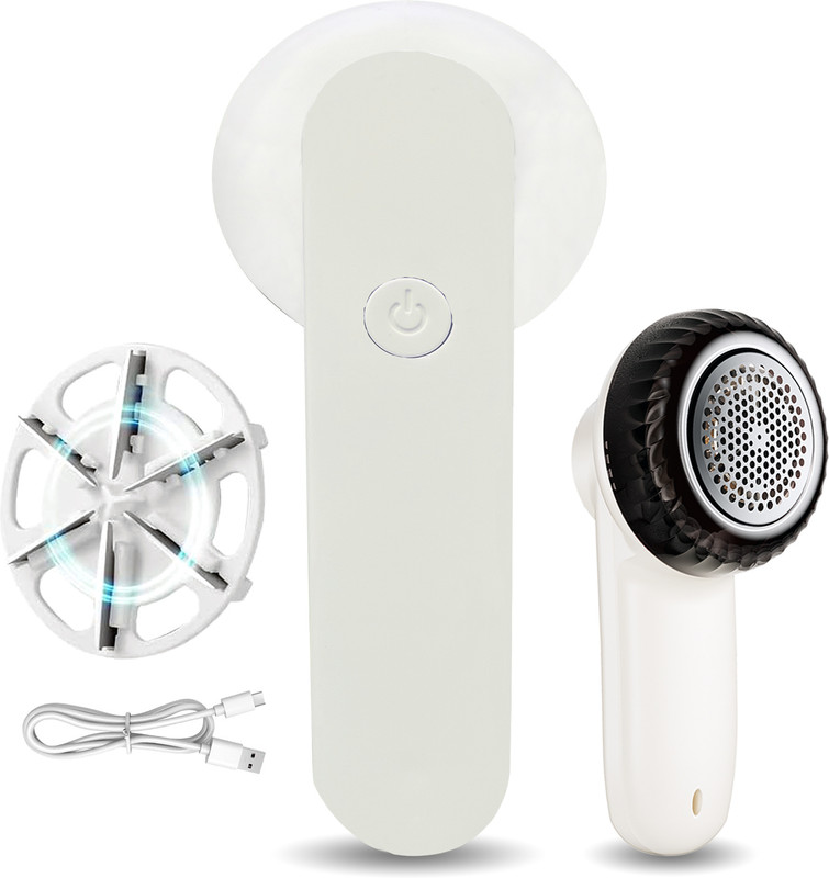 US1984 Rechargeable Lint Remover for all Clothes, 6 leaves, Fabric Shaver for Sweaters Lint Roller