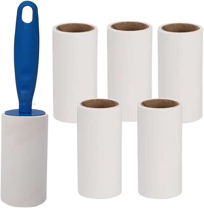 DKOR'HOM Mini Pocket Size Pet Hair Remover Lint Roller for Clothes Furniture Sofa Laundry Lint Roller