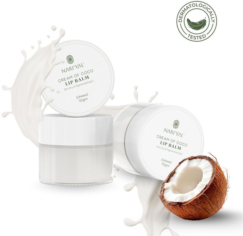 NARIYAL Cream of coco Lip Balm coconut and green apple(Pack of: 1, 10 g)
