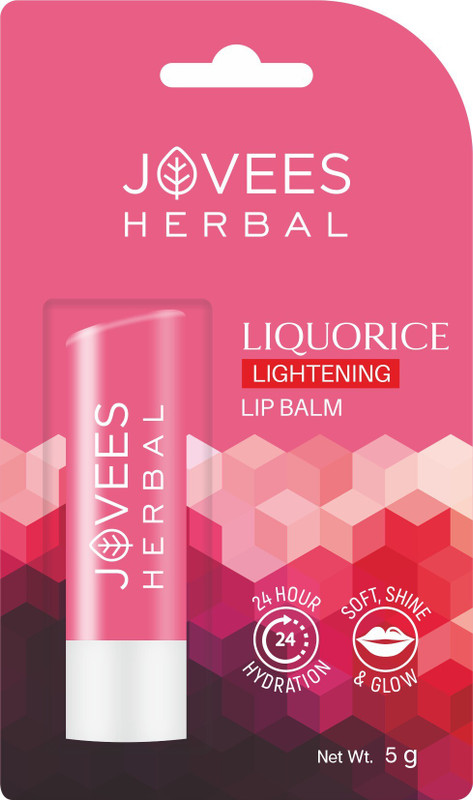 Jovees Herbal Liquorice Lip Lightening Gloss Lip Balm-5 gm Liquorice(Pack of: 1, 5 g)