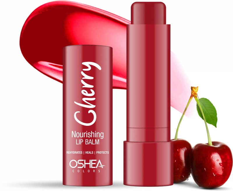 Oshea Herbals Cherry Lip Balm SPF15 Nourish & Protect Dry, Chapped Lips Cheery(Pack of: 1, 4.5 g)