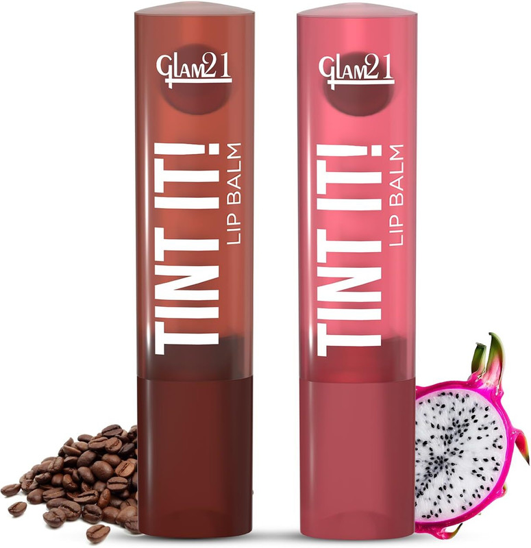 Glam21 Tint it LipBalm Everyday Hydration with SPF15 & Vit-E | Shea Butter Avocado Oil Apricot(Pack of: 1, 3.5 g)