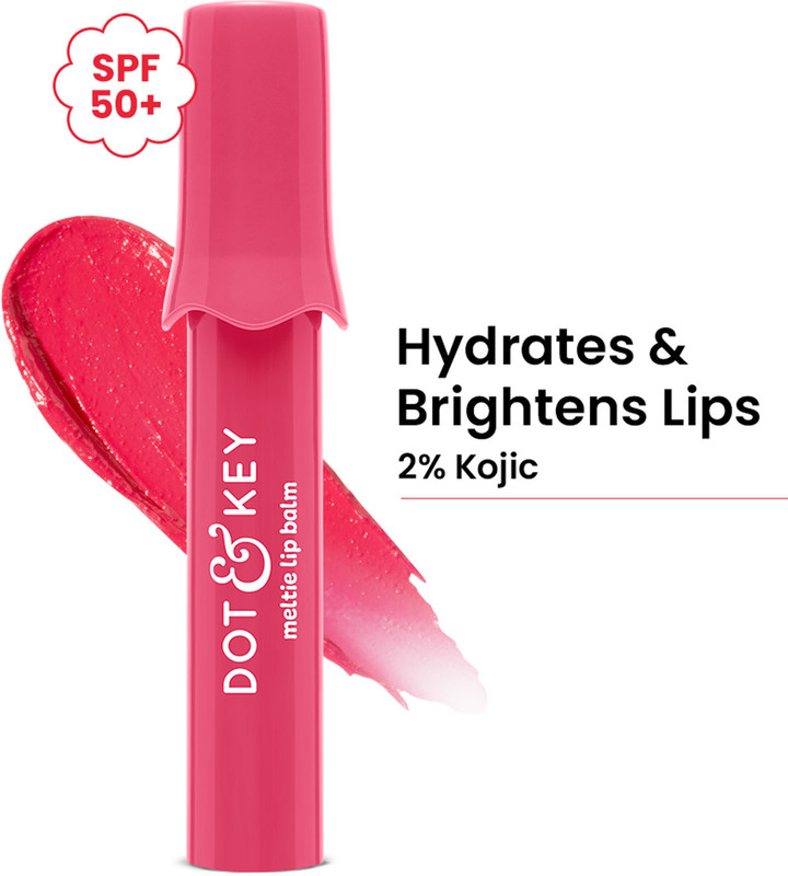 Dot & Key Meltie Lip Balm SPF 50+ PA+++, Berry Crumble Berry(Pack of: 1, 4 g)