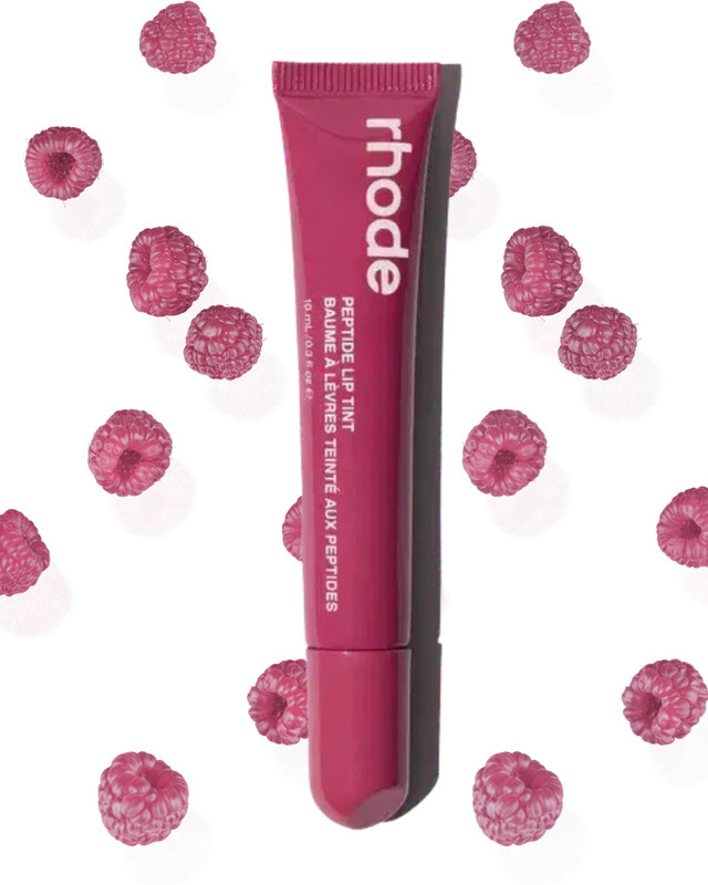 Rhode Lip Treatment – Peptide-Infused Balm for Dry & Chapped Lips RASPBERRY JELLY(Pack of: 1, 10 g)