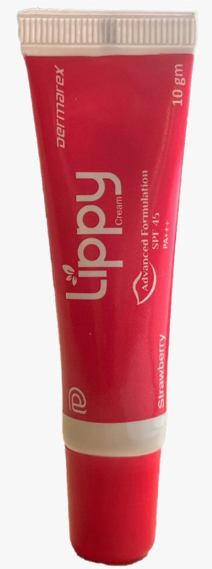 Dermarex Lippy Cream Hydrating Lip Balm for Dry & Chapped Lips Strawberry(Pack of: 3, 10 g)