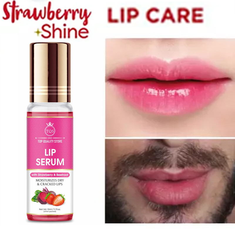 Top Quality Store Strawberry Lip Serum Oil For Lip Shine, Glossy, Soft With Moisturizer Lips Lip Stain(10 ml)